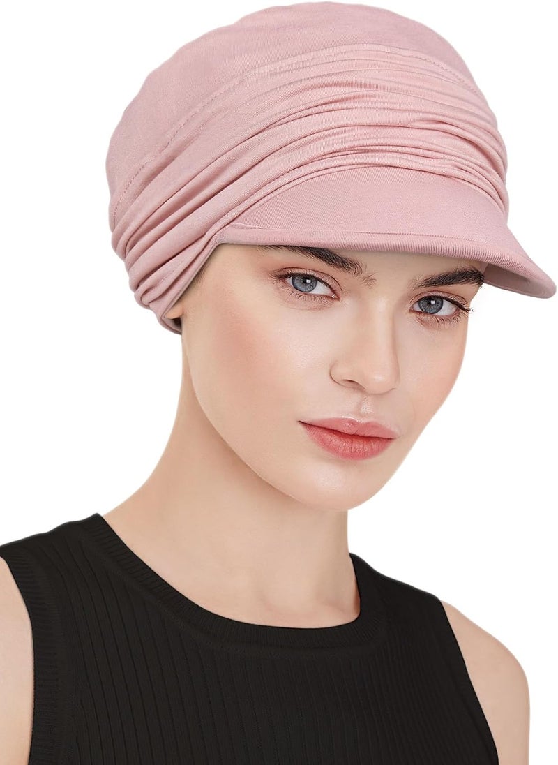 Awefeel Chemo Headwear Viscose Newsboy Cap for Women Fall and Winter Hats - Image 2